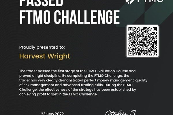FTMO Challenge Pass